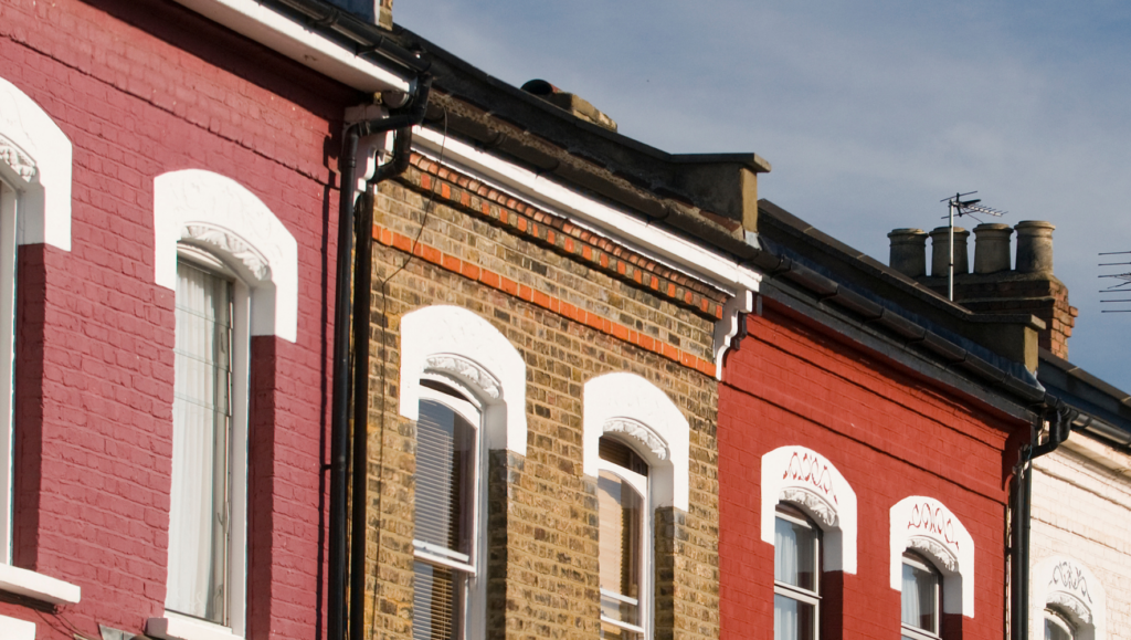 A row of terraced houses